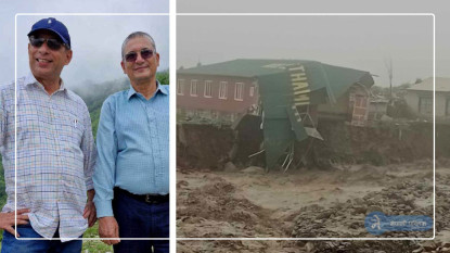 ५० थान  सिरक, सिरानी, म्याट्रेस र तन्ना बोकेर मन्त्रीसहित १६ जना पुगे बाढीपिडतकहाँ